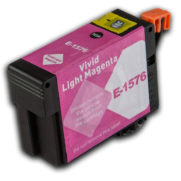 EPSON T1576 Vivid Light Magenta, C13T15764010, kompatibilní náplň